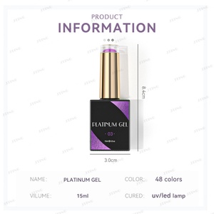 JTING - Juego de Esmaltes de Uñas en Gel con Brillo Platino, 48 Colores, Tendencia de Uñas Súper Popular, con Libro de Colores de Diseño Único - Product Image 2