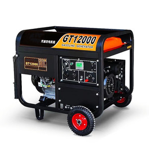 เครื่องกำเนิดไฟฟ้าเบนซิน GT12000 420 ซีซี 50 เฮิรตซ์ 220 โวลต์ ระบายความร้อนด้วยอากาศ สตาร์ทด้วยระบบดึงกลับ พร้อมหน้าจอ LED - Product Image 1
