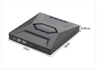 Lecteur de disques optiques externe multifonction tout-en-un USB Type-C/USB3.0 haute vitesse pour ordinateur portable CD/DVD/USB/Lecteur de cartes en stock