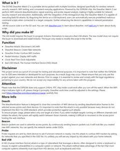 นาฬิกา Deauther รุ่น Z |   ESP8266+ATmega32u4 WiFi+BadUSB สมาร์ท<span class=keywords><strong>แฮก</strong></span>เกอร์วอทช์ รุ่นอัปเกรด บอร์ดพัฒนา สำหรับการทดสอบความปลอดภัย IoT - Product Image 5