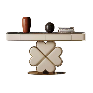 Đồ Nội Thất Nhà Bán Buôn Hiện Đại Hành Lang Lối Vàng Đồ Nội Thất Phòng Khách Sang Trọng Bằng Đá Cẩm Thạch Hàng Đầu Ngăn Kéo Giao Diện Điều Khiển Bảng - Product Image 6