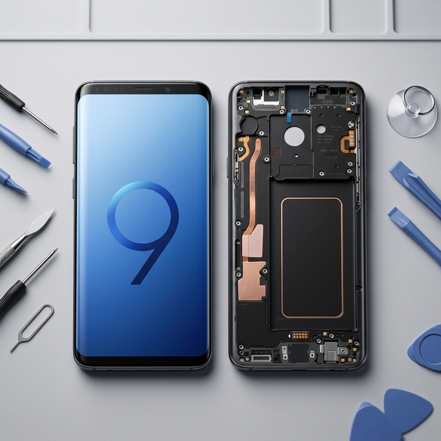 For Samsung for Galaxy S9 Plus SM-G965 TFT LCD Display Touch Screen Digitizer Full Assembly with Frame Replacement