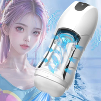 Automatischer Männlicher Masturbator Vagina Vibrator Blowjob-Maschine Leck-Masturbationsbecher für Männer Sexspielzeug Erotikbedarf