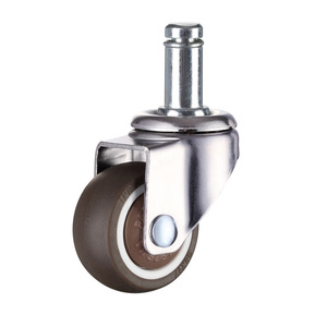 Abdominal Muscle Disc <strong>Wheel</strong> <strong>with</strong> Spring Clamp and Synthetic Rubber 1.5-Inch Swivel Casters for Hairdressing Chair &amp; Work <strong>Stool</strong> - Product Image 5