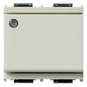 Interruttore a Muro Bianco 1P 16AX, Altezza 5,3cm, Larghezza 4,3cm, Lunghezza 5,1cm - Product Image 1