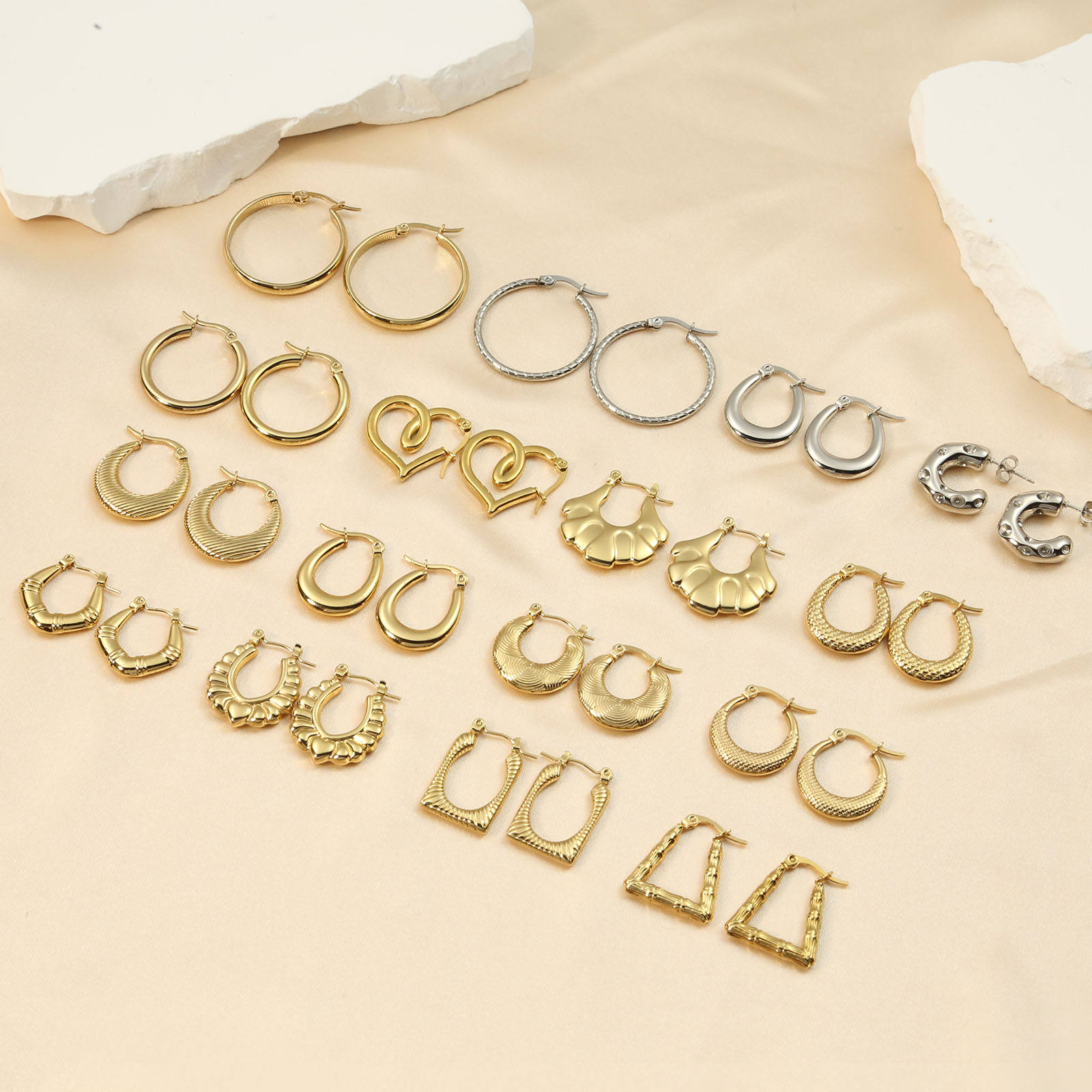 18k Gold 14k Gold Plated Jewelry Wholesale Stainless Steel Gold