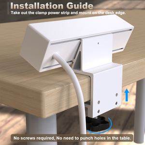 Ổ cắm điện để bàn JOYE với cổng USB, nhiều đầu cắm, kẹp bàn, ổ cắm bàn 3 lỗ, dây nối nguồn kẹp - Product Image 3