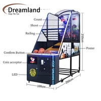 Machine de jeu d'arcade de tir au basket-ball à pièces de monnaie de haute qualité MAKER pour le basket-ball de rue avec fonctionnement à jetons