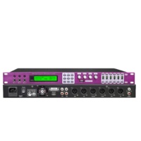 Profesyonel X5/X6 Stereo ses KTV ev Karaoke ses işlemcisi optimum ses kalitesi için güç amplifikatörü