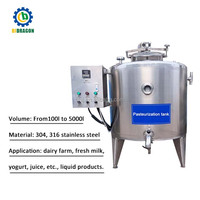 Pasteurisateur à lots miniatures BIDRAGON 50L, micro-pipette graduée en plastique stérile, haute productivité 15 kW pour lait, jus, bière