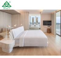 Fabricante personalizado de lujo de 5 estrellas Hotel dormitorio conjuntos de muebles Hotel Dubai apartamento habitación de invitados King camas redondas proveedor