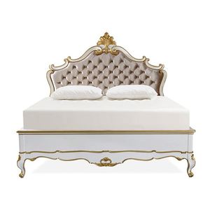 Muebles de Dormitorio de Madera Maciza Francesa, Cama Doble, Cama Queen, para Hoteles y Villas, Se Pueden Personalizar, Directo de Fábrica - Product Image 1
