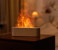 Diffuseur d'arômes à flamme colorée le plus vendu, humidificateur USB à effet de flamme, veilleuse 3D à flamme, diffuseur d'huiles essentielles pour la maison