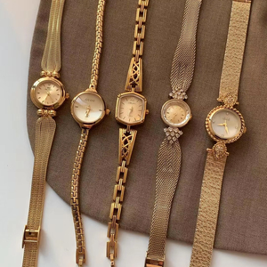 2025 nuovo <span class=keywords><strong>orologio</strong></span> d'oro di fascia alta in oro antico piccolo quadrante Vintage orologi da <span class=keywords><strong>donna</strong></span> - Product Image 1