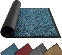Tapis d'entrée moderne en nylon extra épais et résistant, écologique, antidérapant avec support en caoutchouc, lavable pour usage domestique et commercial