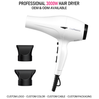 Sèche-cheveux professionnel sans balais FirePhoenix 3100 MAX PRO 3000W haute puissance, 4 vitesses, 3 températures, séchage rapide 21m/s, directement de l'usine