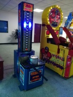 Machine de jeu d'arcade de boxe King of the Hammer, jeu de boxe à monnayeur, test de force et de puissance