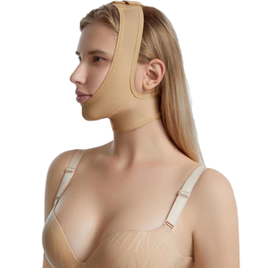 Elástico Reutilizable Estiramiento Facial Fajas Post Cirugía Compresión Chin Shaper Lift up Belt V Line Lifting Face Vendaje - Product Image 1