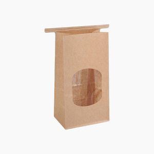 <span class=keywords><strong>Sac</strong></span> en papier kraft blanc octogonal avec fenêtre, auto-adhésif et autoportant - Product Image 3