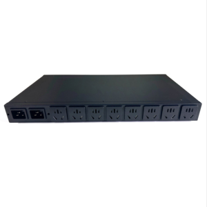 ATS Smart PDU 230V 10A Fernüberwachung und -steuerung 3680W Dual-Eingang Statischer Transferschalter 8 Steckdosen DHCP IPv4 OEM - Product Image 1