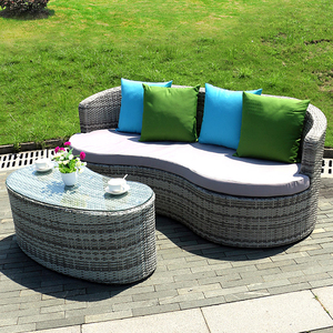 A buon mercato Salotto Divano Scenografie di Alluminio Terrazza Ratan <span class=keywords><strong>Giardino</strong></span> Divano Mobili - Product Image 6