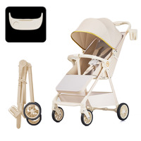 Système de voyage haute vue bébé poussette 3 en 1 avec siège bébé pour nouveau-nés haut paysage landau pliable poussette bébé