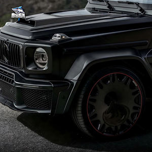 Para <span class=keywords><strong>Mercedes</strong></span> W465 G500 <span class=keywords><strong>G63</strong></span> Kit de cuerpo de fibra de carbono W465 G500 <span class=keywords><strong>G63</strong></span> actualización estilo superior fibra de carbono difusor de labio delantero Spoiler Hood - Product Image 5