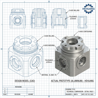 Services d'usinage sur mesure de pièces métalliques de précision CNC en alliage d'aluminium 3 et 4 axes, prototypage rapide OEM