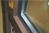 Offre Spéciale de fenêtre moderne RG50 Fenêtre à battant en aluminium pour toit en verre Isolation phonique Fenêtre suspendue à double vitrage