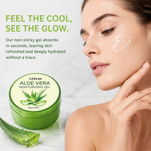 Gel Idratante all'Aloe Vera, Gel Viso e Corpo Lenitivo e Sbiancante, Riparatore per <span class=keywords><strong>Scottature</strong></span> Solari, <span class=keywords><strong>Crema</strong></span> all'Aloe Vera per la Cura della Pelle - Product Image 6