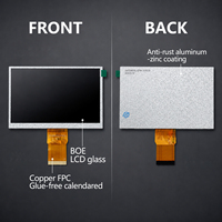 Module d'affichage LCD TFT 7,0 pouces, interface RGB 50 broches, résolution 1024x600, panneau d'affichage IPS BOE, rétroéclairage LED, luminosité 500, -20-70°C, montage sur panneau