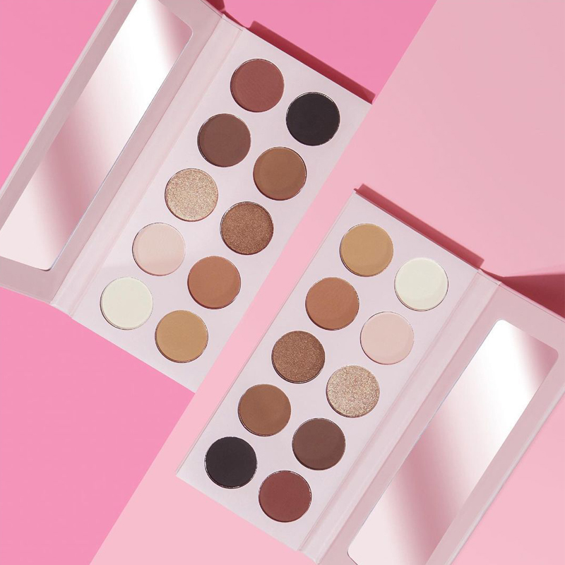 Paleta de sombra de ojos personalizada, fabricante de cosméticos de etiqueta privada de alto pigmento