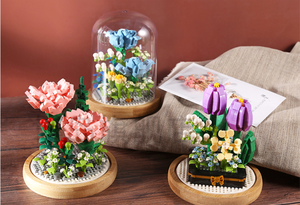 Mới Được Thiết Kế Nhựa Hoa Trong Chai Mô Hình Đồ Chơi Trẻ Em Của Giáo Dục Giáo Dục Sớm Xây Dựng Khối Bán Buôn - Product Image 2