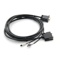 Pasokan pabrik kualitas tinggi kabel KVM kustom Molex 16P laki-laki ke D-SUB 9P perakitan kabel Video perempuan