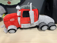 Peluche personnalisée en forme de voiture de dessin animé, Kawaii, douce et mignonne, cadeau pour enfants, mascotte de fête, jouet promotionnel pour entreprise