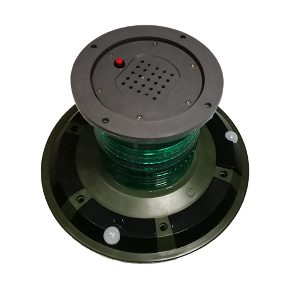 Doublewise Sécurité Extérieure lumière Solaire Jardin Lumière avec une Voix Prompteur ou Alarme
