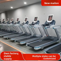 Caminadora Eléctrica de Alta Resistencia para Gimnasio/Hogar, Capacidad de 100 kg, Pantalla LED, Motor Silencioso, Amortiguación de Impactos y Ajuste Inteligente de Velocidad