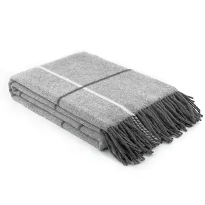 HengTai resistente 130*170CM a buon mercato 50% lana 50% poliestere 380gsm nappe coperte per la casa