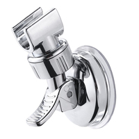 Support de pommeau de douche à main chromé réglable ventouse universelle finition ABS murale pommeau de douche à effet pluie salle de bain