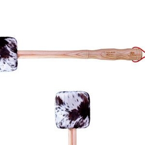 Mazo de tambor Hanflag, mazo para gong, mazo para orquesta sinfónica, mango de nogal americano con cabeza de piel de cabra G-BD.A2S - Product Image 4