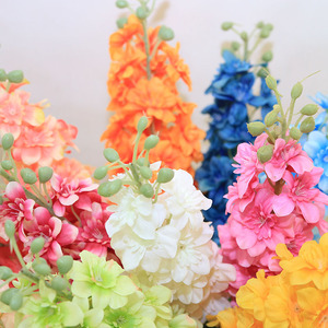 85cm Fausse Fleur D'<span class=keywords><strong>orchidée</strong></span> Soie Artificielle Matthiola Faux Fleur Violette pour La Décoration De Mariage - Product Image 3