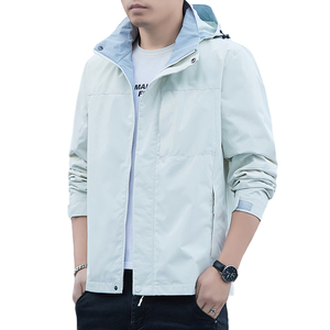 Chaqueta de Motocicleta con Capucha Desmontable para Hombre, Nueva Versión Coreana de Invierno, Estilo Casual, Delgada, Juvenil, Impermeable, a la Moda y Cómoda - Product Image 4