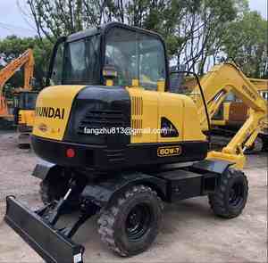 Excavatrice sur chenilles d'occasion Hyundai R60W-7 d'origine coréenne à vendre - Product Image 3