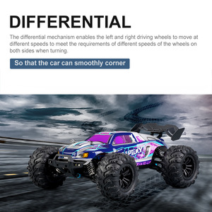 Camion RC ad Alta Velocità 38KM/H, Auto RC da Corsa 2.4GHz con Controllo Proporzionale dello Sterzo, Vendita all'Ingrosso OEM - Product Image 3