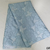 Tissu brocart jacquard de haute qualité, motif de fleurs lilas 3D, tendance 2024, pour vêtements