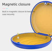 Boîte de rangement magnétique personnalisée pour appareil dentaire, protège-dents et aligneurs, avec logo, pour usage domestique