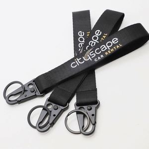 Custom Tactical Key Strap with Olecranon Buckle Heavy Duty Nylon Keychain for <b>Car</b> Rental Companies Travel Agency Gifts - Product Image 4