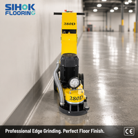 SIHOK Ponceuse à béton portative pour bords, autotractée, 280 mm, machine à poncer et polir les sols, prix usine