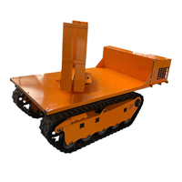 Raupentransporter Raupendumper Gummiketten-Mini-Kompakt-Raupentransporter Elektrischer Ferngesteuerter Transporter Fahrgestell 1 Jahr Garantie Hebei