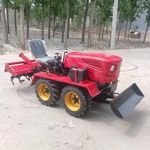 Mini-tracteur agricole diesel sur chenilles 25-50 CV avec motoculteur rotatif et cultivateur intégré - Product Image 5